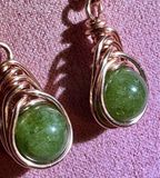 Diopside Earrings