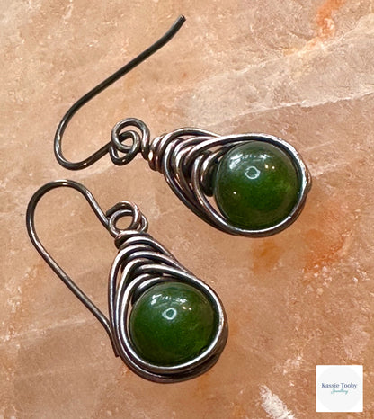 Diopside Earrings